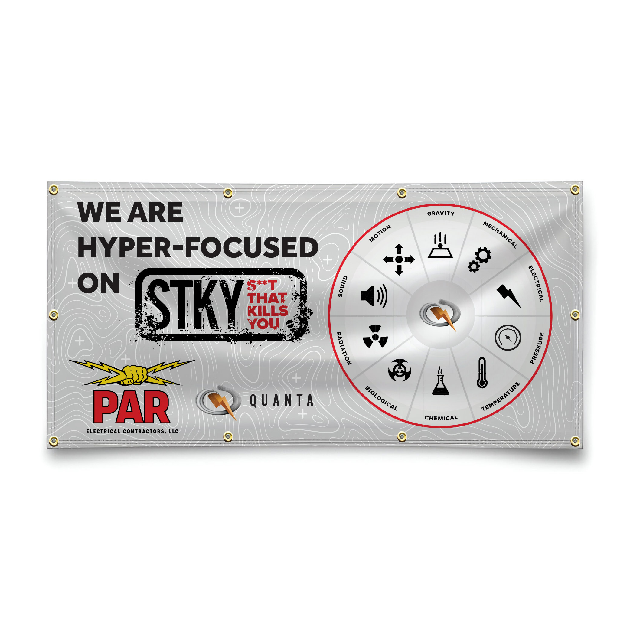 PAR STKY Banner - Grey